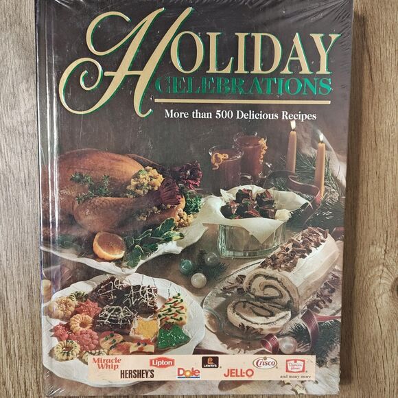 Holiday Celebrations Cookbook Hardcover 500+ Recipes Christmas Thanksgiving New - Picture 3 of 10